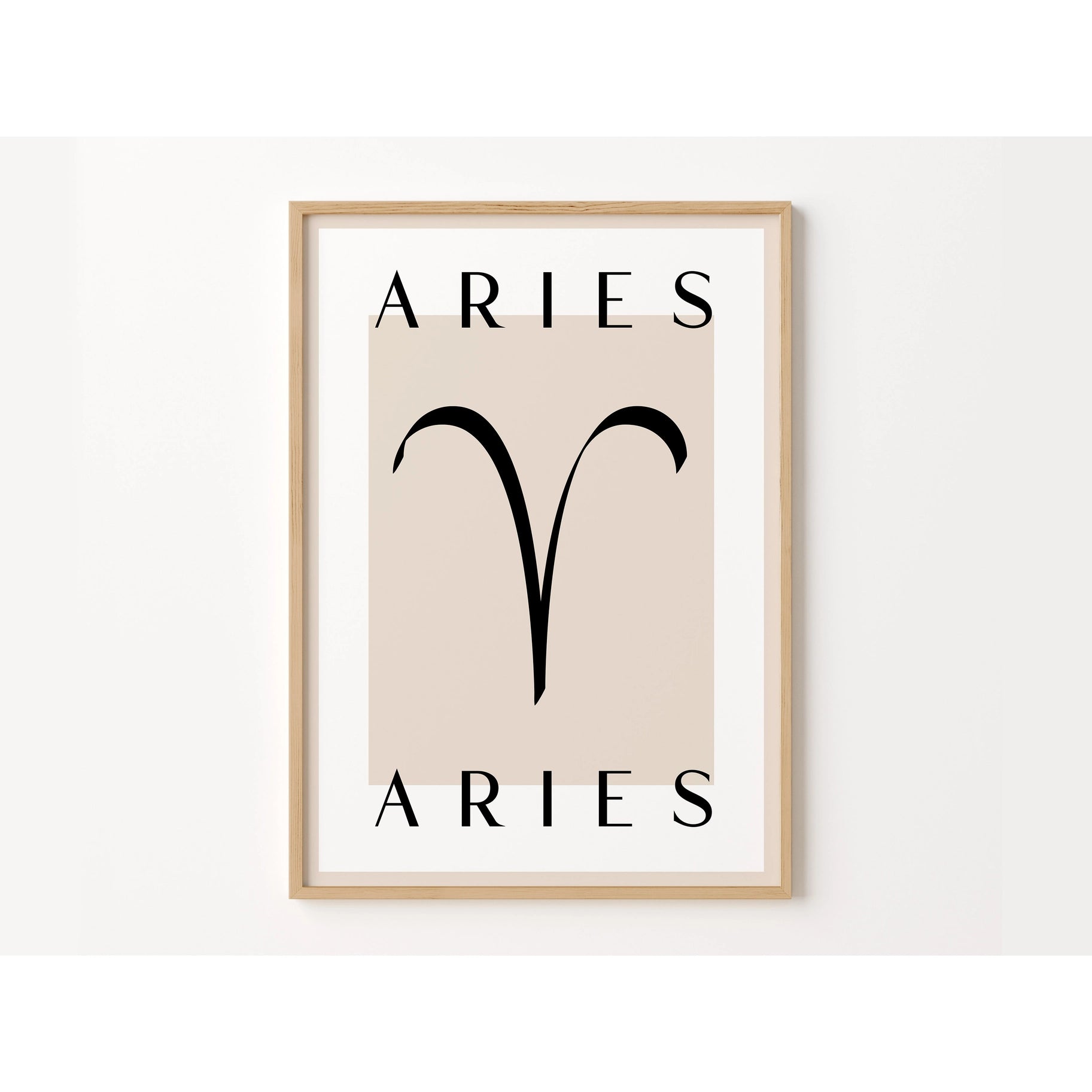 Aries Zodiac Star Sign / Horoscope A4 Art Print