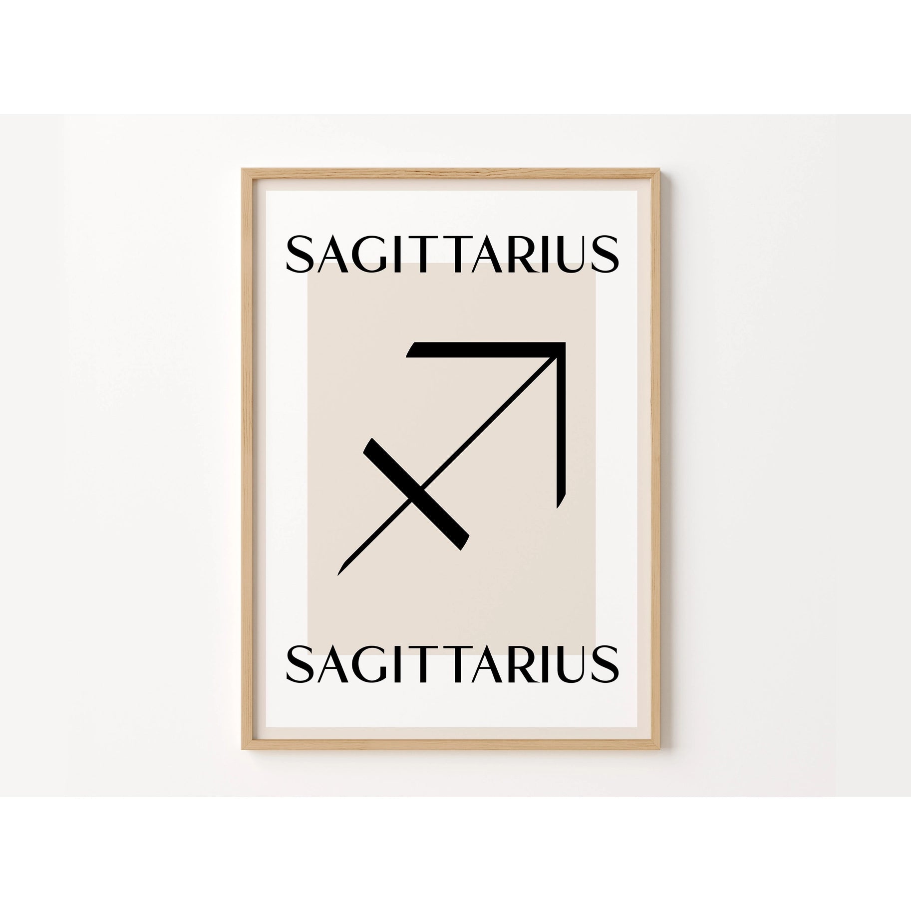 Sagittarius Zodiac Star Sign / Horoscope A4 Art Print