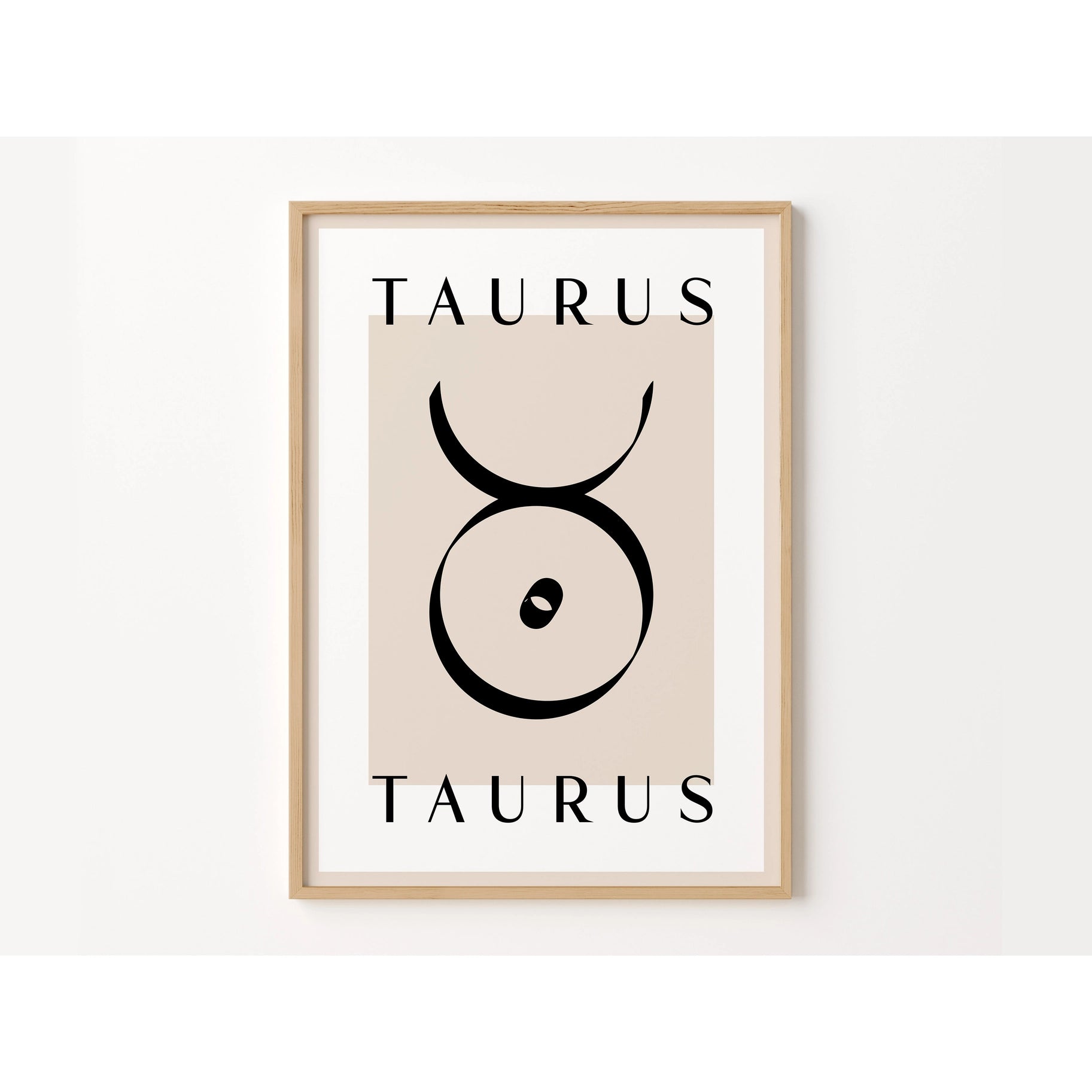 Taurus Zodiac Star Sign / Horoscope A4 Art Print